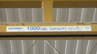 Gorbel Overhead Bridge Crane System, 1000 lbs Capacity, Made in USA - 2