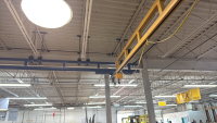 Gorbel Overhead Bridge Crane System, 1000 lbs Capacity, Made in USA - 4