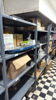 LOT (17) sec METAL SHELVING - 2