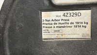 DAYTON 2-TON ARBOR PRESS WITH TABLE - 3