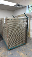 LOT (2) DRYING ROLLING RACKS, , 50 Shelves, - 2