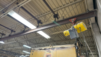 MAN GUARD BUDGIT 1/2&rdquo; TON POWER CHAIN HOIST WITH 20&rsquo; FT SPAN RAIL - 2