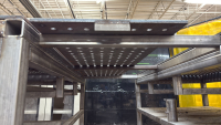 HEAVY DUTY CUSTOM ROLLING WELDING TABLES WITH PERFORATED SURFACE AND RAIL - 3