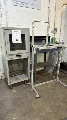 LOT COMPUTER CABINET,, SHIPPING AND RECIVING DESK AND CUSTOM RACK