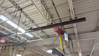 MAN GUARD BUDGIT 1/2&rdquo; TON POWER CHAIN HOIST WITH 10&rsquo; FT SPAN RAIL - 2