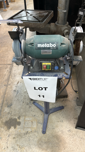 METABO DS 175 BENCH GRINDER WITH PEDESTAL