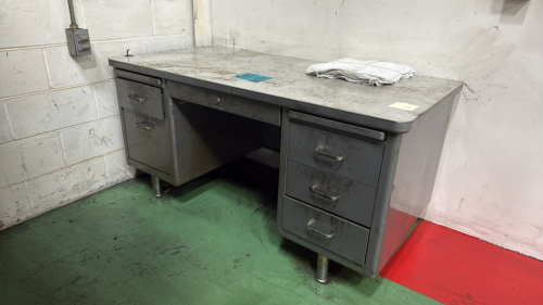 Metal desk