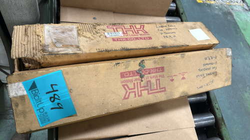(6) THK Linear Rails for Heading