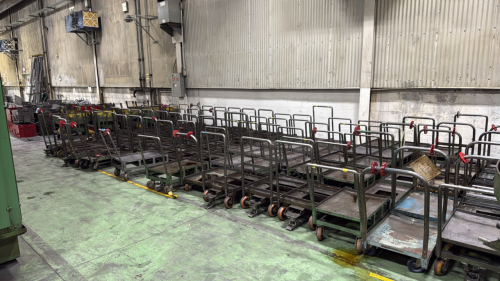 (80) metal can carts (7) Dip carts