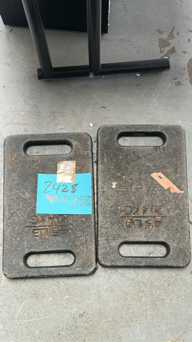 (2) 45LBS Ruck Plates