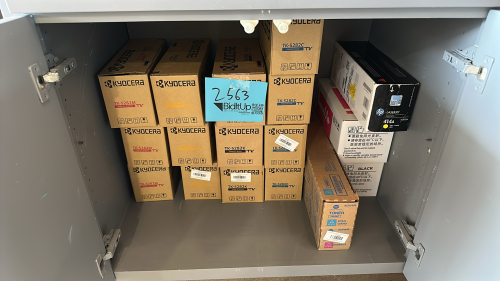 LOT OF ASSTD KYOCERA TONER & HP LASER JET TONER