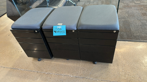 LOT OF (22) 3 DRAWER CABINETS