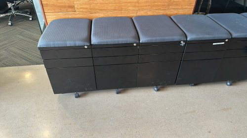 LOT OF (19) 3 DRAWER CABINETS