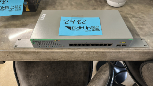 ALLIED TELESIS GIGABET ETHERNET POE+ SWITCH MODEL: AT-GS950/10PS