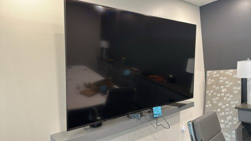 SONY 85&rdquo; TV MODEL: XBR-85X800H (MOUNTED ON WALL)