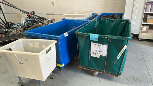 LOT OF (6) ASSTD MOBILE CARTS
