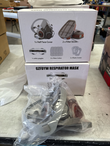 LOT OF (5) RESPIRATOR MASKS MODEL: GZFDYW