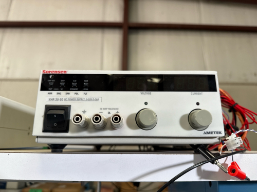 SORENSEN AMETEK XHR 20-50 DC POWER SUPPLY