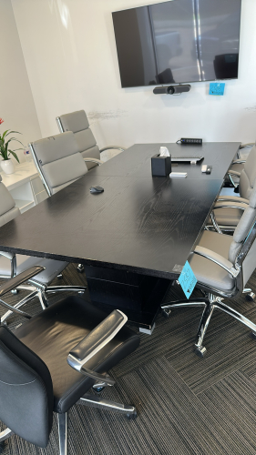2 PIECE CONFERENCE TABLE APPROX: 95&rdquo; x 47&rdquo; x 30&rdquo;