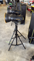 Impact Photography Lighting Set - (2) Genaray Lights and Profoto Tripods, Sachtler Tripod, Case - 4