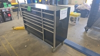 U.S. General 2-Bay Rolling Toolbox - 56.5"x22"x42" (WxDxH) - 3