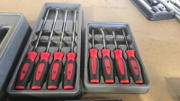 Snap-On Screwdriver Set, Pick Sets, Chisel Set, and Work Light - 4