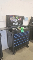 Matco Rolling Toolbox and Contents - 57"x23"x47" (WxDxH) - 3