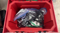 (4) Misc. Heavy Duty Plastic Storage Bins and Contents - 2