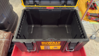 (4) Misc. Heavy Duty Plastic Storage Bins and Contents - 10