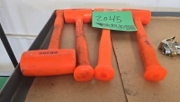 (4) Matco Tools Rubber Mallets