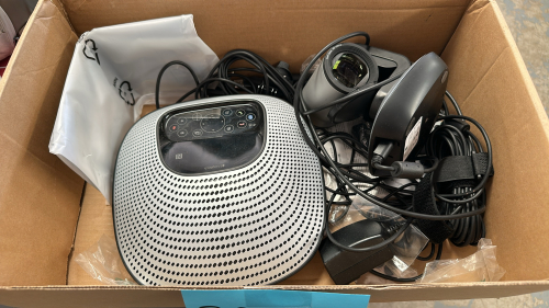 LOGITECH VIDEO CONFERENCE MODEL: V-U0034 WITH LOGITECH MODEL: V-U0032