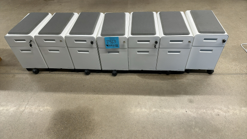 LOT OF (7) 2 DRAWER FILE CABINETS