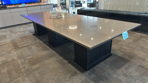 CONFERENCE TABLE APPROX: 144&rdquo; x 53&rdquo; x 29&rdquo;