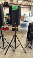 (2) Harbinger Vari Series V2310 Speakers and Proline Tripods, + Harbinger LX8 Interface - 2