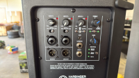 (2) Harbinger Vari Series V2310 Speakers and Proline Tripods, + Harbinger LX8 Interface - 6