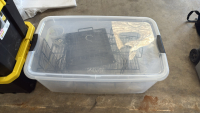 (4) Sterilite Plastic Totes and Contents - 3