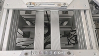 Custom Aluminum Extrusion Cart Machining Table w/ Stainless Steel Top, Hydraulic Implements, and Casters - 6