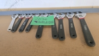 Matco and Snap-On Adjustable Wrenches - (9) Total