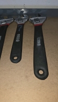 Matco and Snap-On Adjustable Wrenches - (9) Total - 2