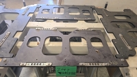 Custom Aluminum Extrusion Cart Machining Table w/ Bucher Hydraulic Implements and Casters - 3