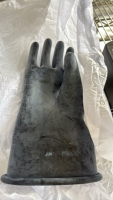 (3) Ansell Activarmr Size 9 Rubber Protective Gloves - 2
