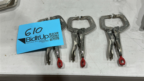 (3) Milwaukee Clamps