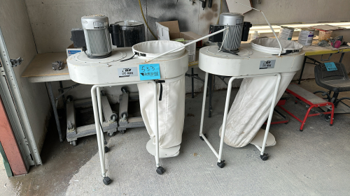 LOT OF (2) KUFO UFO-101H DUST COLLECTORS (MISSING BAG)