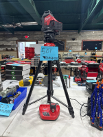 MILWAUKEE 360 DEGREE 3 PLANE LASER CAT NO: 3632-20 WITH TRIPOD , CHARGER & CHARGING STATION - 2