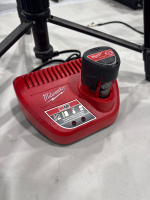 MILWAUKEE 360 DEGREE 3 PLANE LASER CAT NO: 3632-20 WITH TRIPOD , CHARGER & CHARGING STATION - 3