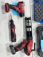 LOT OF (1) MILWAUKEE CAULK & ADHESIVE GUN CAT NO: 2441-20, (1) SOLDERING IRON CAT NO:2488-20 & (1) HEAT GUN CAT NO: 2688-20