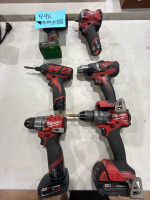 LOT OF (6) ASSTD MILWAUKEE POWER DRILLS