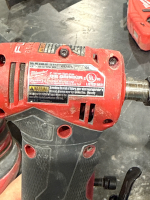 LOT OF (3) ASSTD MILWAUKEE DIE GRINDERS & (1) SANDER CAT NO: 2531-20 WITH BATTERIES - 4