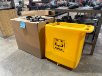 ULINE BRADLEY MOBILE ON SITE EYE WASH WASTE CART MODEL: H-6170 (New Unused) - 3