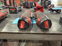 LOT OF (2) MILWAUKEE 2&rdquo;/55MM STRAIGHT DIE GRINDER CAT NO: 2486-20 WITH BATTERIES - 3